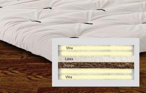 Kokosový latex Deluxe 100% vlna
