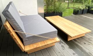 Vonkajší futon sofa